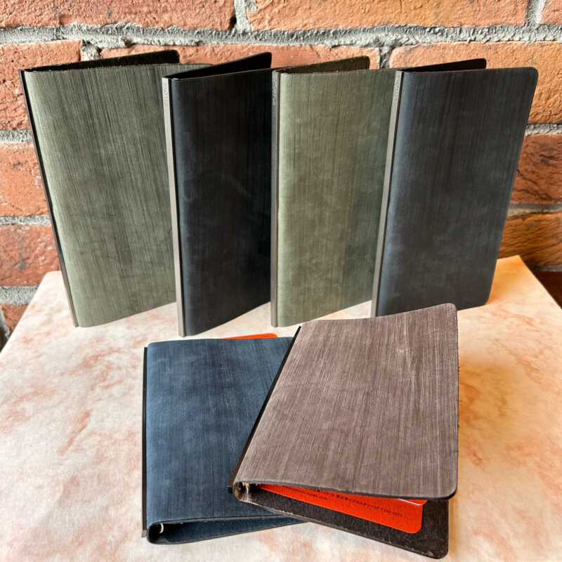 PLOTTER レザーバインダー ホースヘア バイブル ブラック アイデア出す  